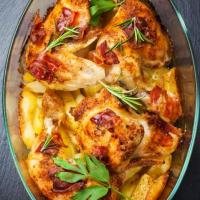 Baked Chicken, Potato, and Bacon Casserole_image