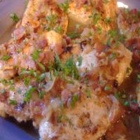 Chicken With Cider and Bacon Sauce image