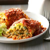 Spinach Lasagna Roll-Ups image
