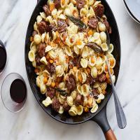 Pasta With Sausage, Squash and Sage Brown Butter image