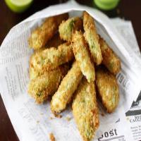 Fried Avocado Wedges with Wasabi-Lime-Mayo Dipping Sauce_image