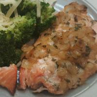 BBQ Salmon in Butter Sauce_image