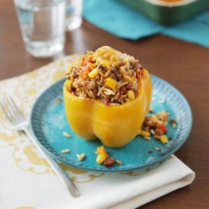 Spanish Rice Stuffed Bell Peppers_image