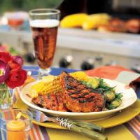 Grilled Chicken and Pork with Orange-Cumin Glaze_image