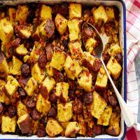 Pepper-and-Sausage Cornbread Dressing image