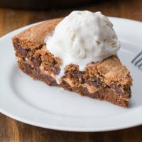 Peanut Butter-Stuffed Skillet Cookie Recipe by Tasty image