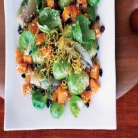 Brussels Sprouts With Butternut Squash and Currants_image