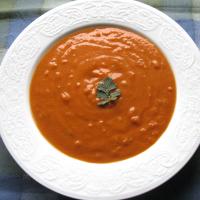 Pressure Cooker Vegan Red Lentil Soup image