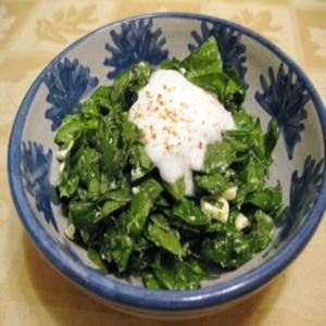 Spinach Salad With Feta and Nutmeg_image