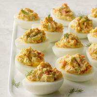Smoked Salmon & Dill Deviled Eggs image