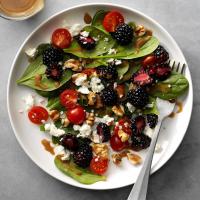 Blackberry Balsamic Spinach Salad image