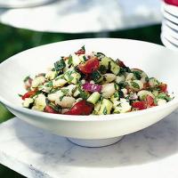 Butter bean & tomato salad image