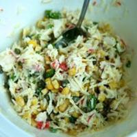 Russian Rice and Crab Salad_image