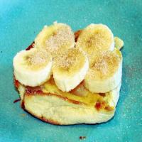 English Muffins Topped With Bananas and Cinnamon Sugar._image