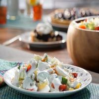 Chopped Iceberg Salad with Roquefort Dressing image