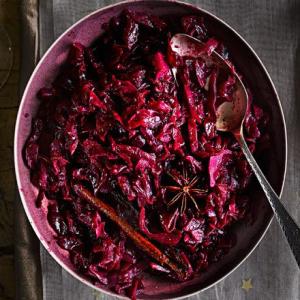 Festive red cabbage image