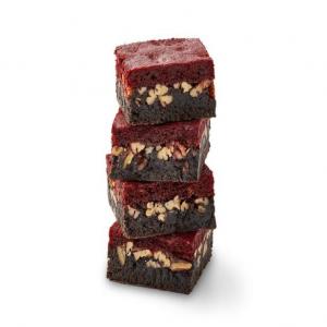 Red Velvet-Pecan Cookie Brownies image