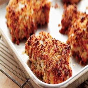 Crispy Parmesan And Onion Crusted Chicken_image