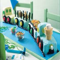 Birthday Train Cake image