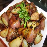 Easy Pan Fried Potatoes, Shallots With Parsley Butter_image