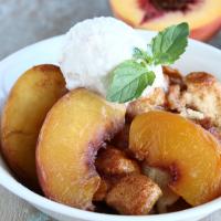 Peach Cobbler Cake Recipe by Tasty_image