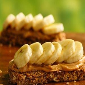 Peanut Butter and Banana Campfire Canape' image