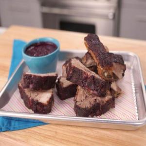 Blueberry-Cherry BBQ Baby Back Ribs image