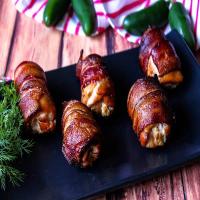 Grilled Cream Cheese Stuffed Bacon Wrap Chicken image