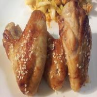 Chicken Wings With Honey, Soy and Sesame_image