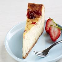 PHILADELPHIA® White Chocolate-Strawberry Swirl Cheesecake image