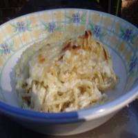 Four Cheese and Pesto Italian Baked Spaghetti_image