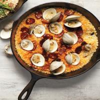 Baked Rice with Chorizo and Clams image