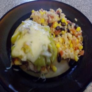 Smothered Green Chili Pepper Chicken_image