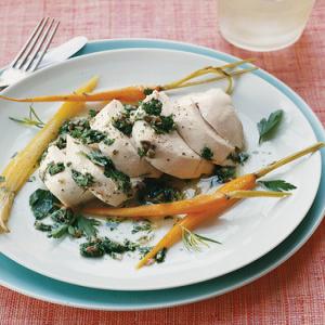 Poached Chicken Breast with Salsa Verde image