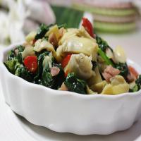 Colorful Spinach and Prosciutto Side image
