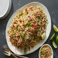 Cold Noodle Salad With Spicy Peanut Sauce image