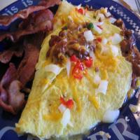 Dad's Chili Cheese Omelet image