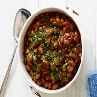 Strawberry Barbecue Sauce Baked Beans image