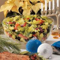 Festive Tossed Salad with Lemon Dressing_image