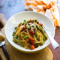 Perciatelli With Broccoli, Tomatoes and Anchovies image