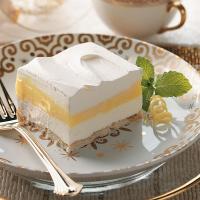 Fluffy Lemon Pudding Dessert image