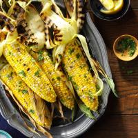 Basil Grilled Corn on the Cob image
