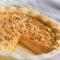 Deep-Dish Peach Custard Pie image