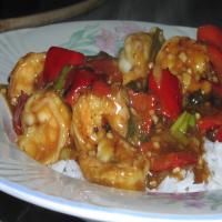 Spicy Shrimp With Hot Chili Peppers_image