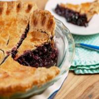 Blueberry Pie with Cornmeal Crust image