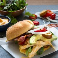 Chipotle Chicken Sandwich with Bacon and Avocado image