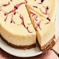 Cranberry Swirl Cheesecake_image