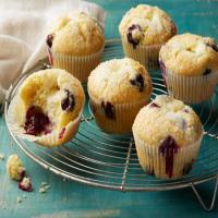 Cheesecake-Stuffed Blueberry Muffin image