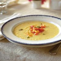 Corn Soup with Fresh Tomatoes_image