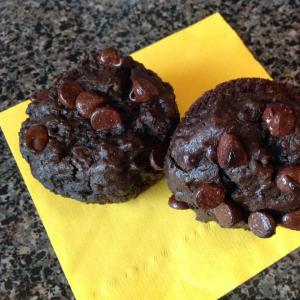 Eggless Peanut Butter Chocolate Muffins_image